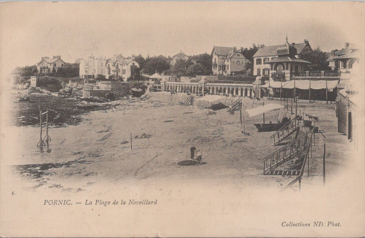 France Postcard: Pornic La Plage de la Noveillard, Beach Scene Resort XT5175