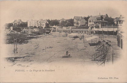 France Postcard: Pornic La Plage de la Noveillard, Beach Scene Resort XT5175