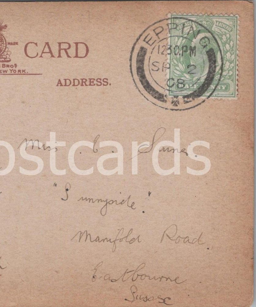 Genealogy Postcard - Sarne, Sunnyside, Manifold Road, Eastbourne, Sussex GL4647