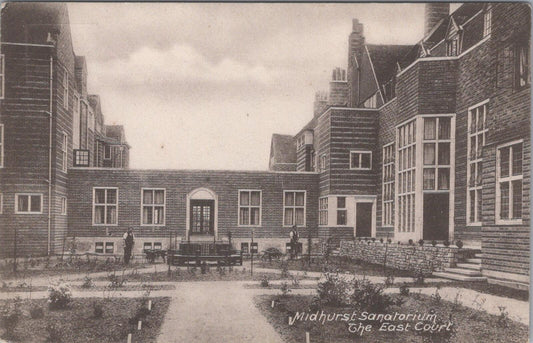 Sussex Postcard: Midhurst Sanatorium East Court TB Hospital 1910s XT2617