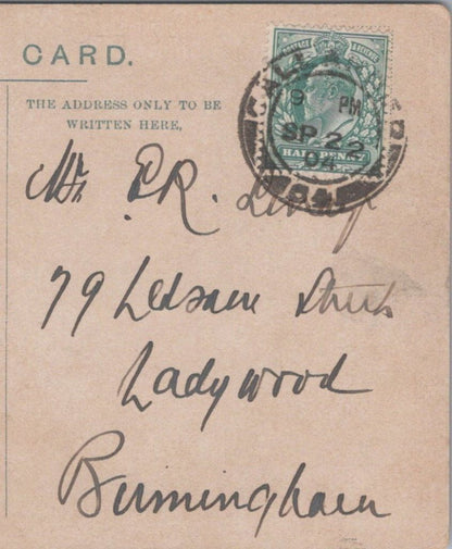 Ling?: 79 Ledsam Street, Ladywood, Birmingham, Warwickshire, 1904 - HX69