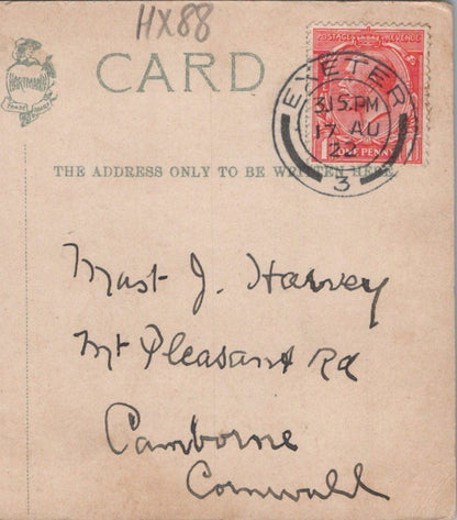 Harvey: Mount Pleasant Road, Camborne, Cornwall, 1922 - HX88