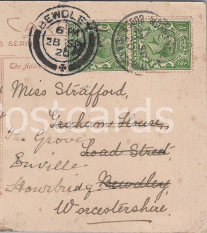 Genealogy Postcard - Strafford, Graham House, Load Street, Bewdley, Worcestershire GL4652