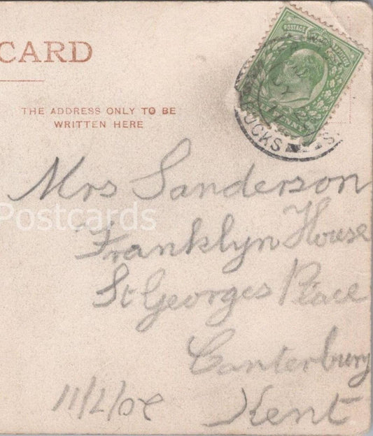 Sanderson: Franklyn House, St Georges Place, Canterbury, Kent, 1911 - HX25