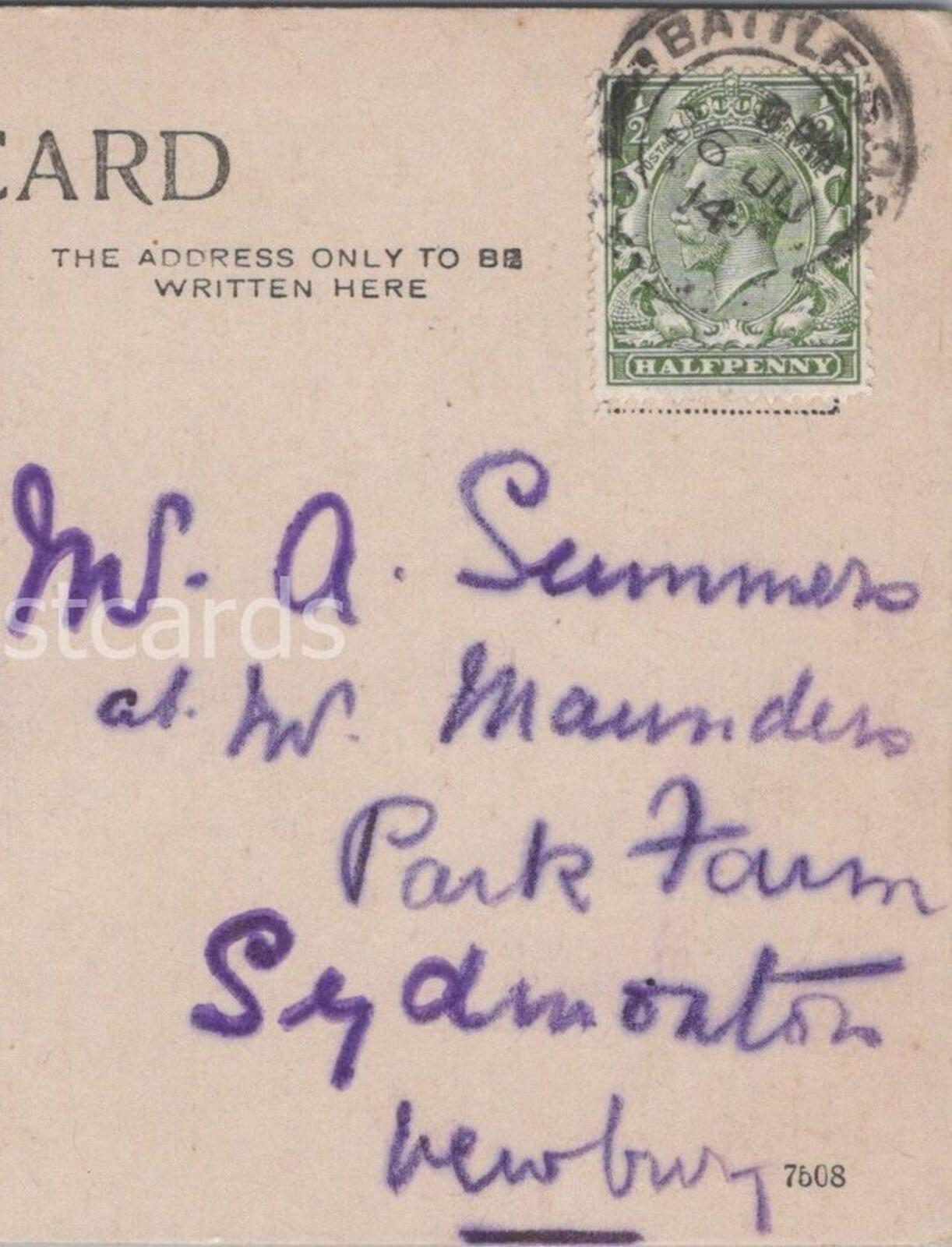 Summers: Mr Maunders, Park Farm, Sydmonton, Newbury, Berkshire 1904 - HX27