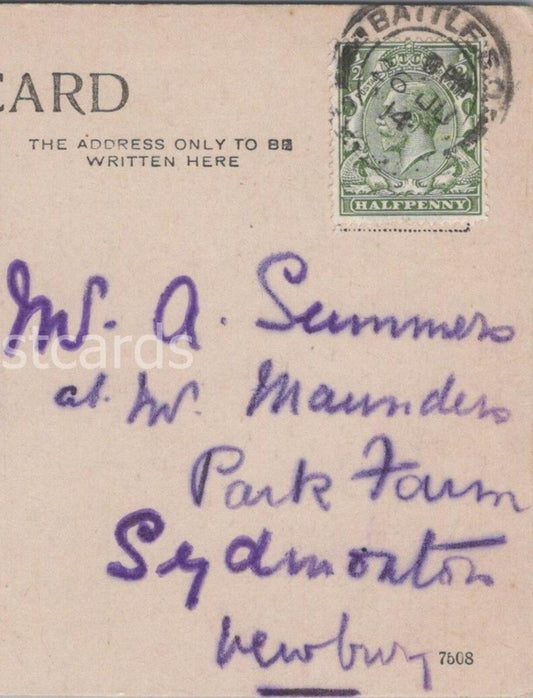 Summers: Mr Maunders, Park Farm, Sydmonton, Newbury, Berkshire 1904 - HX27