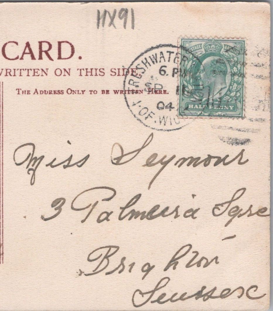 Seymour: 3 Palmeira Square, Brighton, Sussex, 1904 - HX91