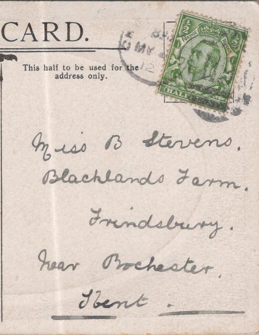 Stevens: Blacklands Farm, Frindsbury, near Rochester, Kent - 1912 - HX63