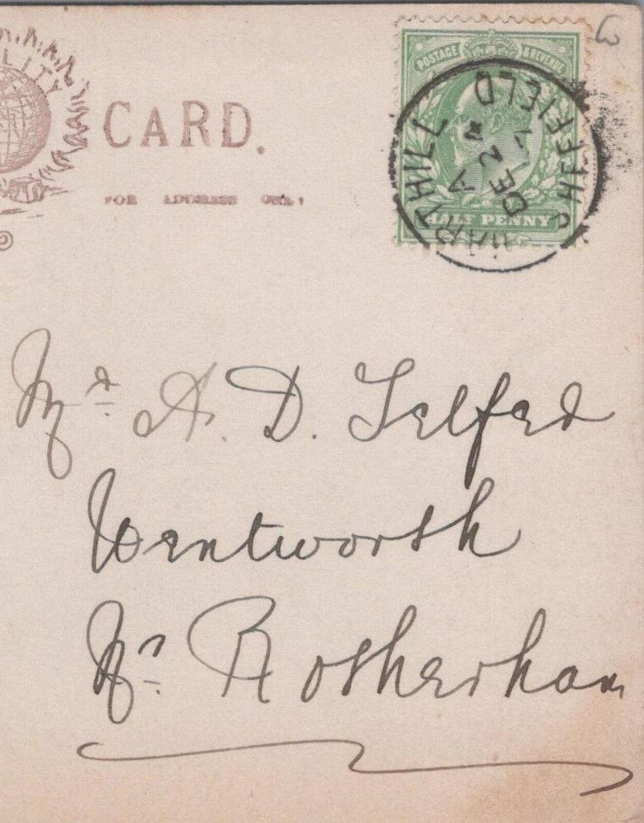 Telford: Wentworth, Rotherham, South Yorkshire, 1907 - HX2