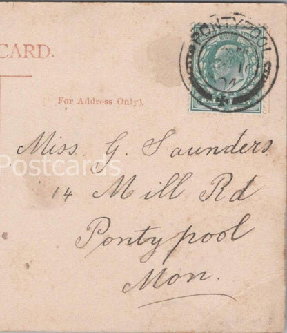 Saunders: 14 Mill Road, Pontypool, Monmouthshire - 1906 - HX34