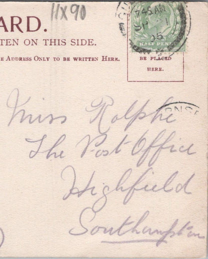 Rolphe: The Post Office, Highfield, Southampton, Hampshire, 1905 - HX90
