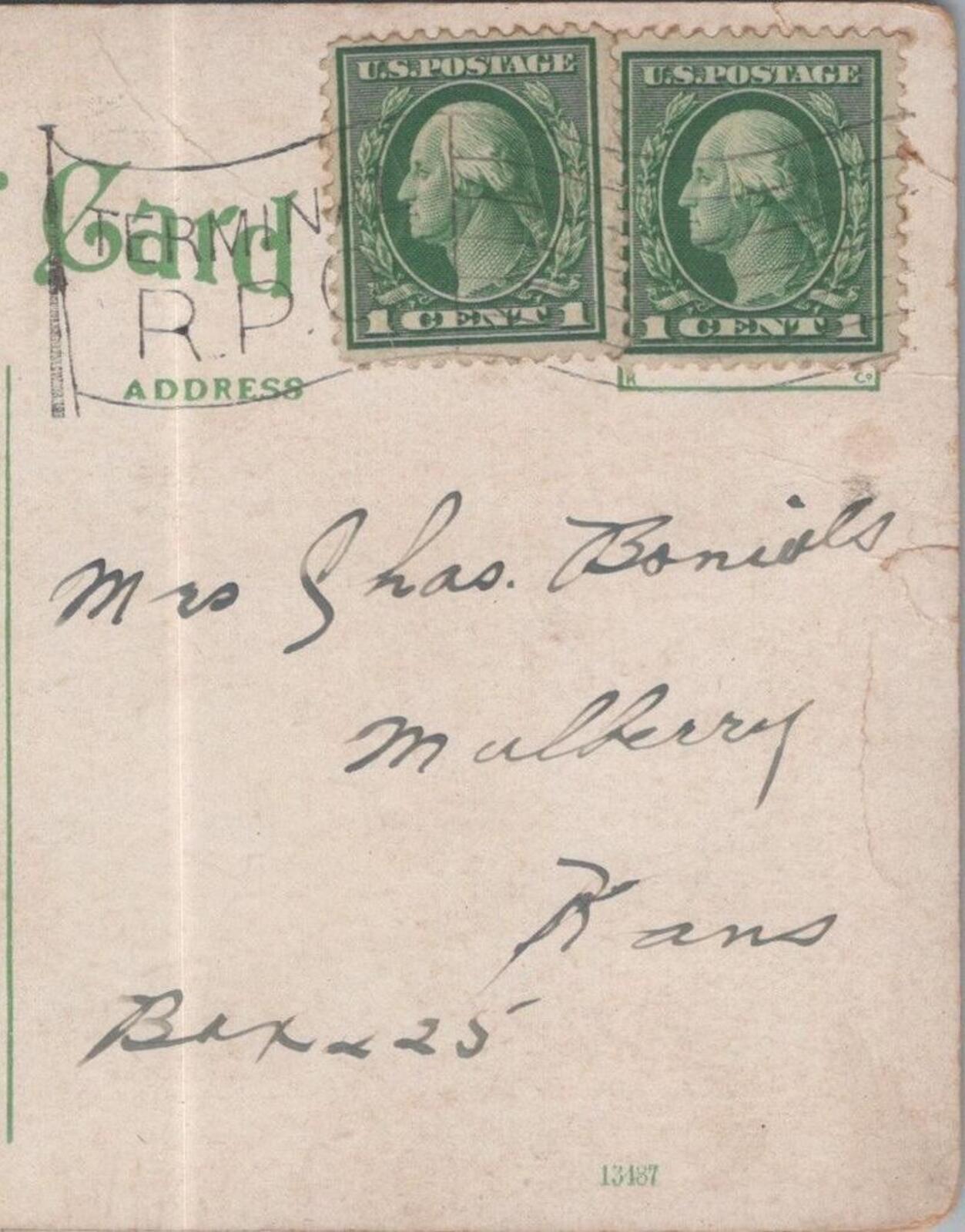 Boniels: Mulberry, Crawford County, Kansas, USA - 1917 - HX54
