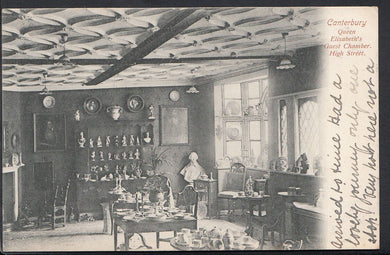 Kent Postcard - Canterbury, Queen Elizabeth's Guest Chamber, High Street BH3487