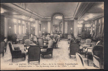 Load image into Gallery viewer, France Postcard - Le Havre - Le Paquebot - Paris De La Cie Generale..  B1088
