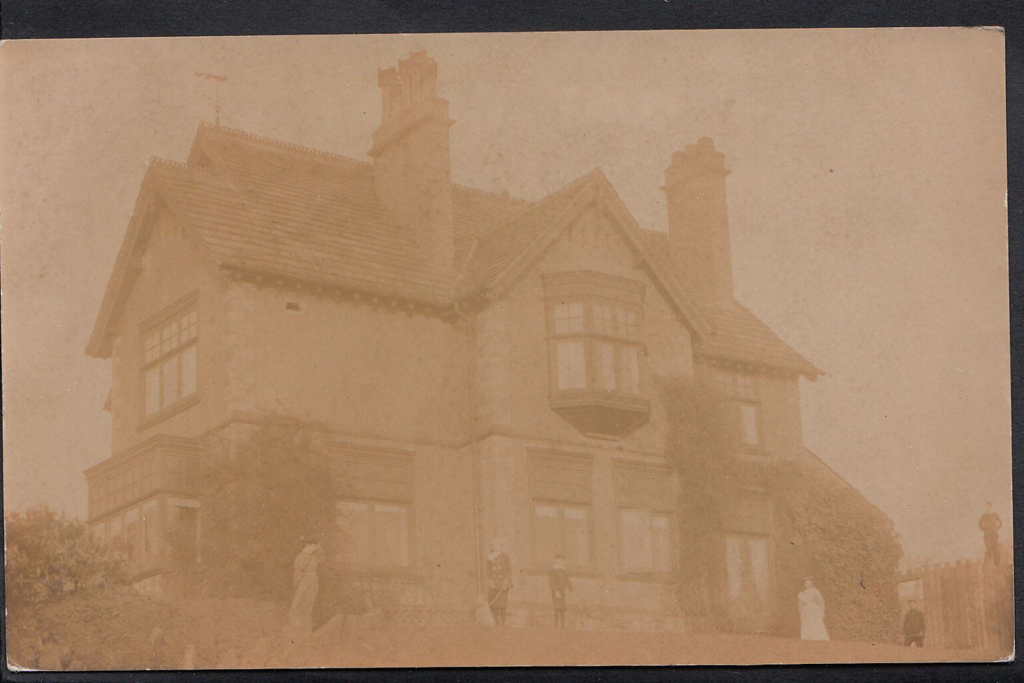 Cheshire Postcard - Large Detached House, Overdale, Mottram  DR298