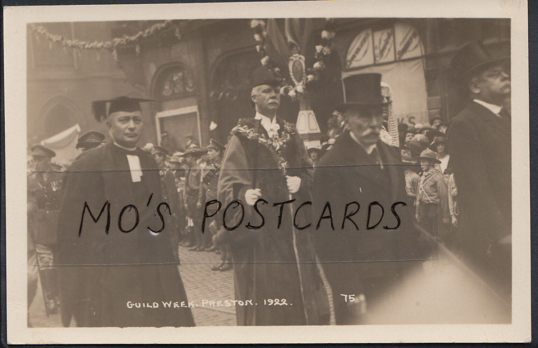 Lancashire Postcard - Guild Week Procession, Preston    MB1299