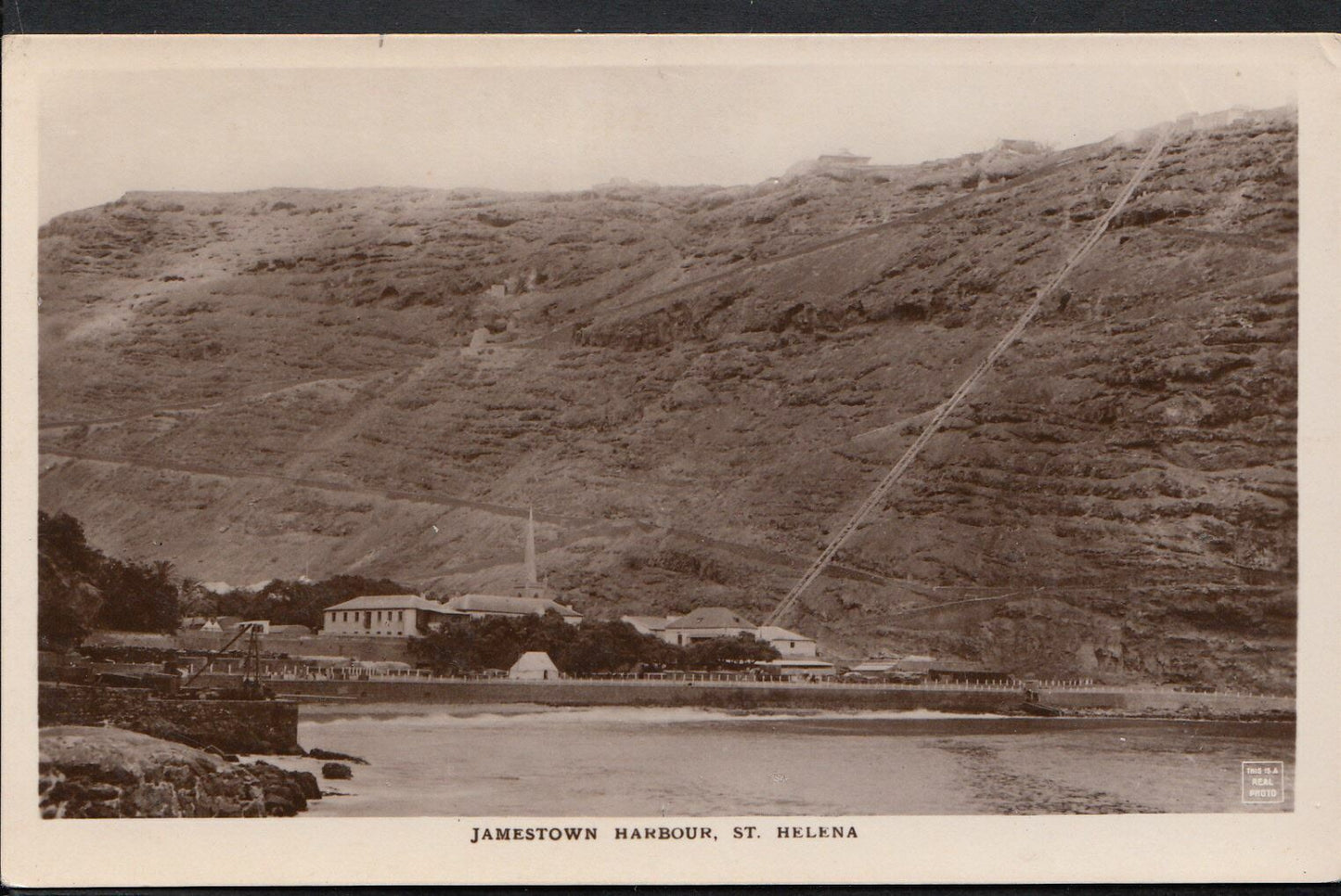St Helena Postcard - Jamestown Harbour   BB913