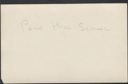 Unknown County Postcard - Interior of Park Hill School - Classroom   MB1950