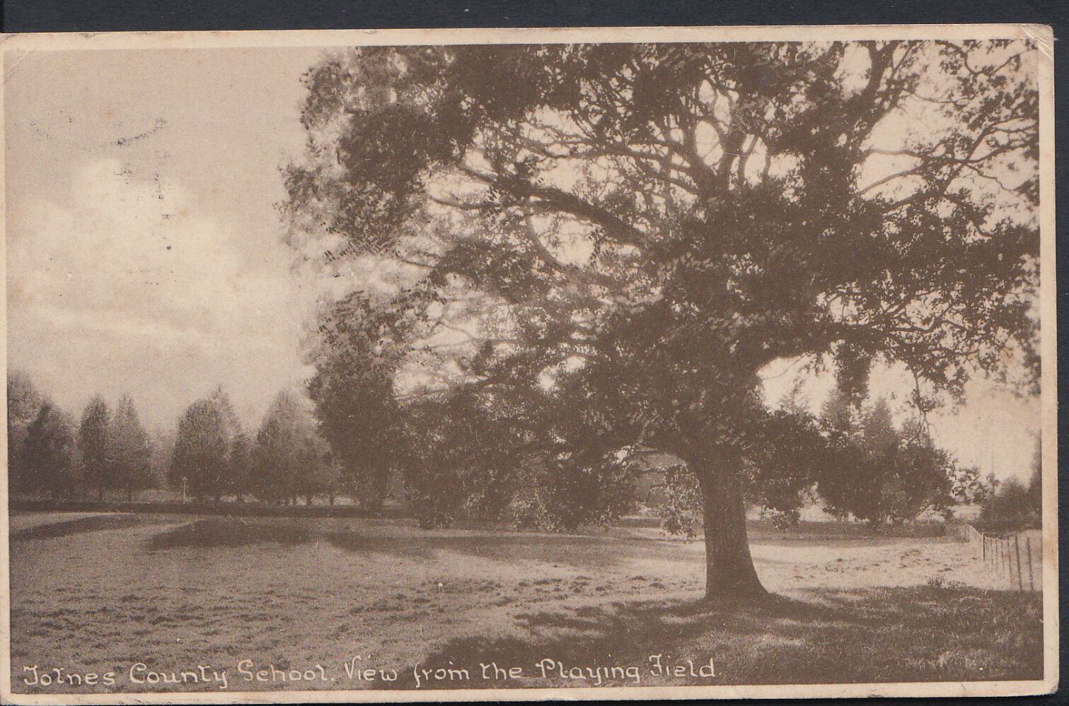 Devon Postcard - Totnes County School, View From The Playing Field  RT455