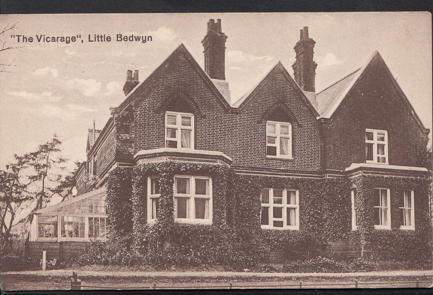 Wiltshire Postcard - "The Vicarage", Little Bedwyn   BH61