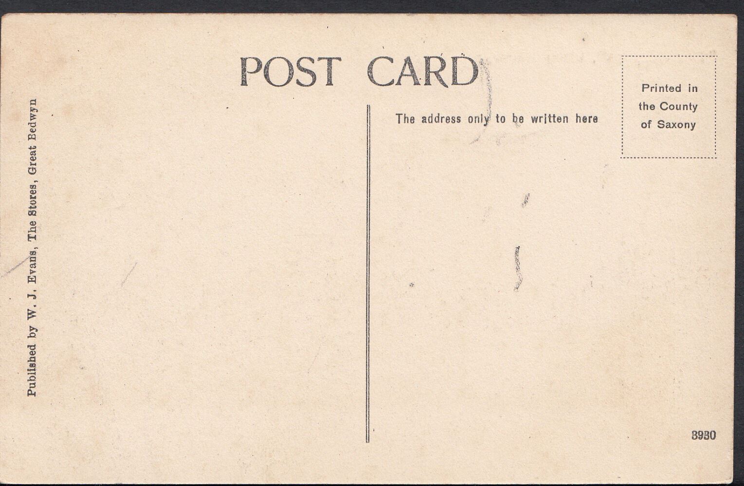 Wiltshire Postcard - "The Vicarage", Little Bedwyn   BH61