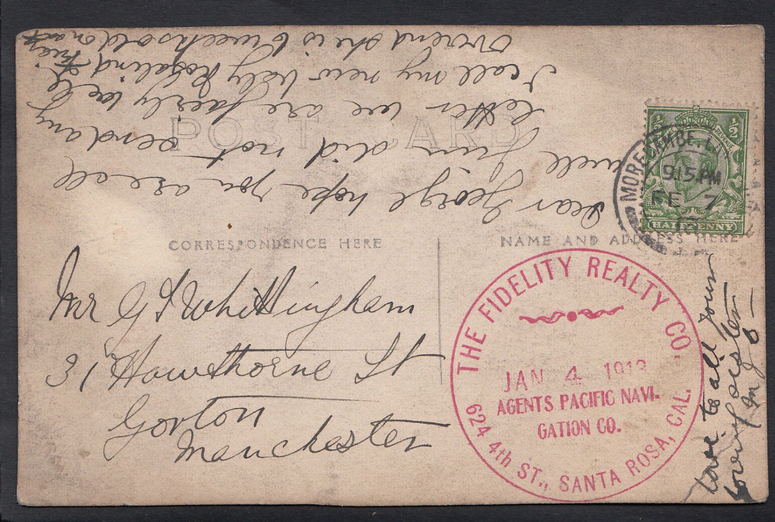 Unknown Location - Interior of an Office - The Fidelity Realty Co? 3353