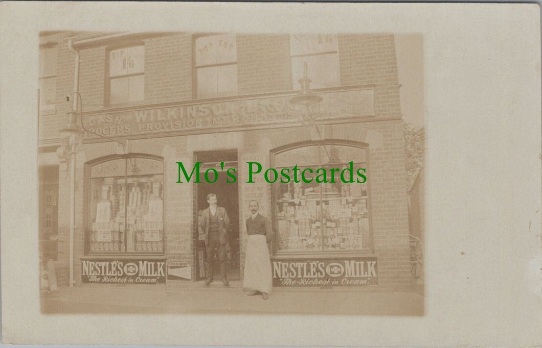Somerset Postcard? - Shop Front of Wilkinson & Bros, No 68 - Where? Ref.SW9635