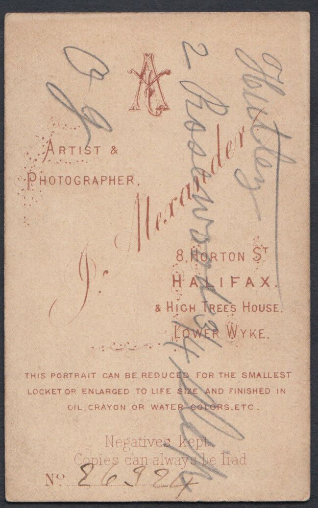 CDV (Carte De Visite) - Yorkshire Lady - Hutley, 2 Rosewood RT247