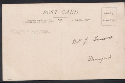 Devon Postcard? - Devonport Truscott Election? - Political?  8327