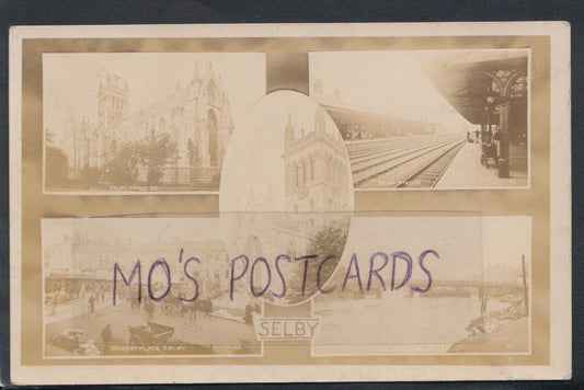 Yorkshire Postcard - Views of Selby    RT1530