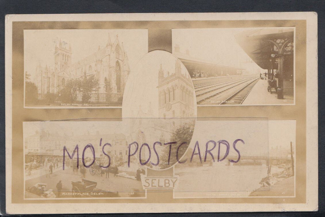 Yorkshire Postcard - Views of Selby    RT1530