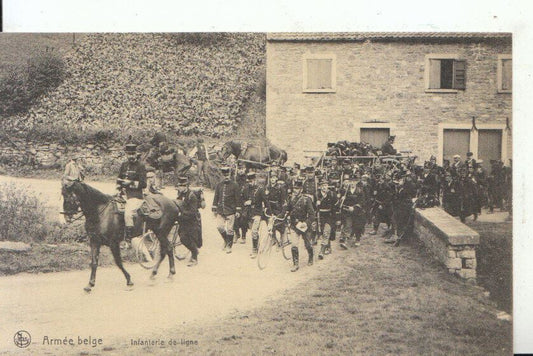 Military Postcard - Belgium Army - Armee Belge - Infanterie De Ligne  Ref 15290A