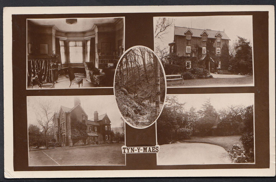 Wales Postcard - Views of Tyn-Y-Maes   A9388