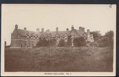 Lincolnshire Postcard - Burgh College    - Ref DR331
