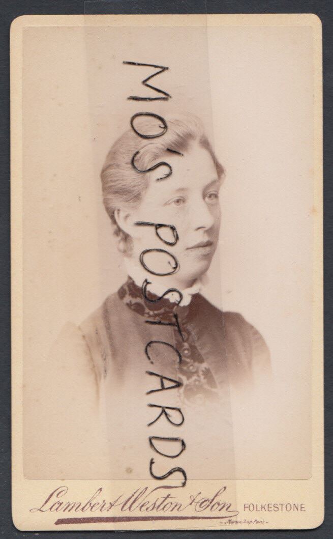 CDV (Carte De Visite) - Kent - Folkestone Lady Called Nelly Fowler  RT224