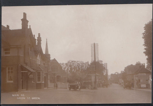 London Postcard - Main Road, Green St, Green   MB1149