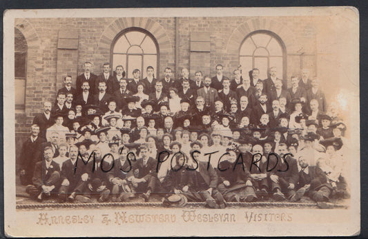 Nottinghamshire Postcard - Annesley & Newstead Wesleyan Visitors Group RT502