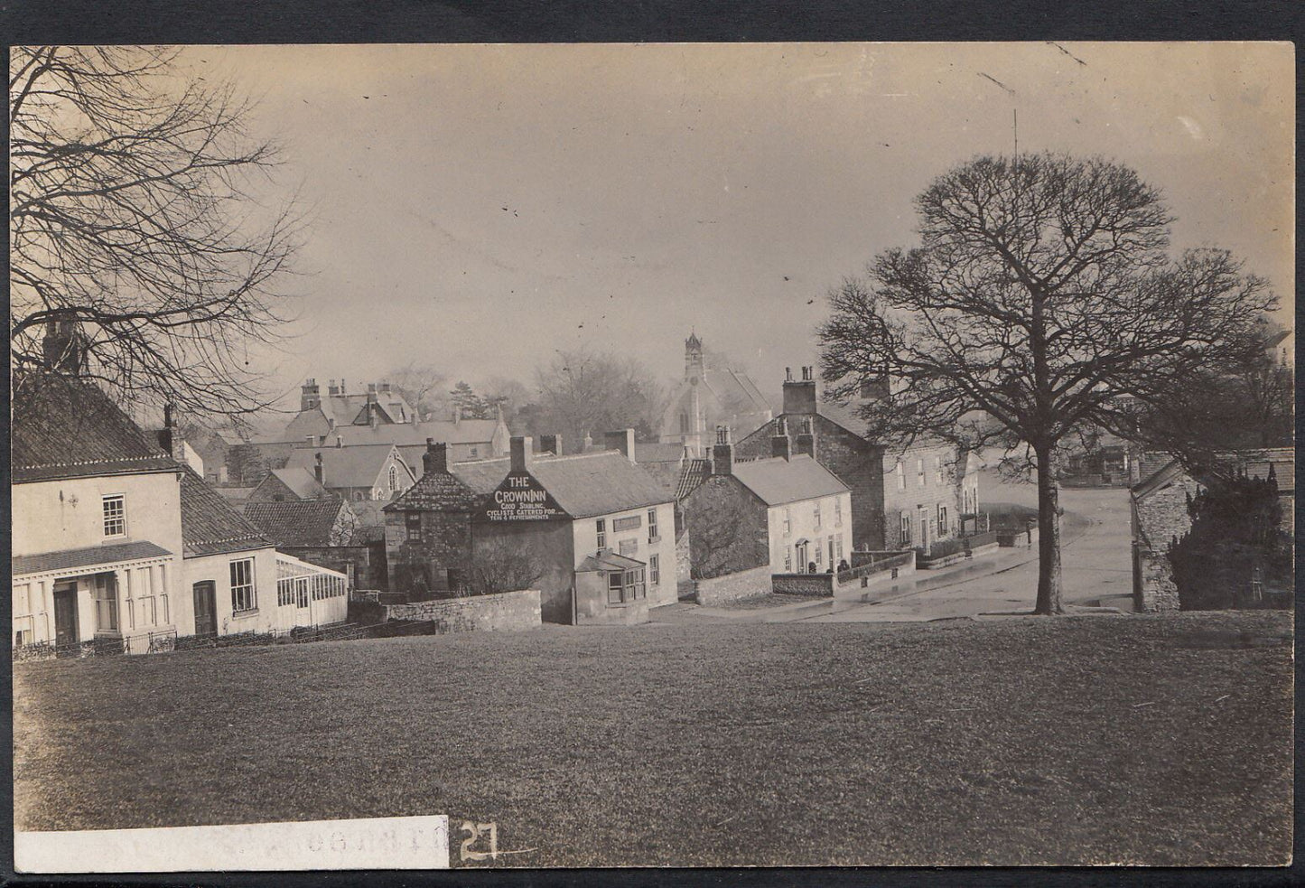 Yorkshire Postcard - Burton Leonard Showing The Crown Inn W913
