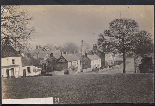 Yorkshire Postcard - Burton Leonard Showing The Crown Inn W913