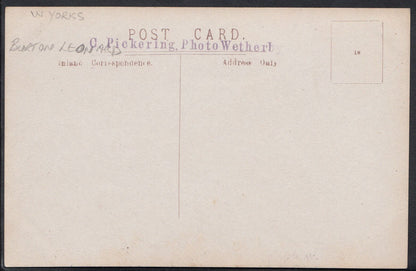 Yorkshire Postcard - Burton Leonard Showing The Crown Inn W913