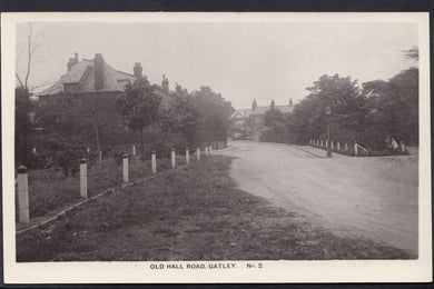 Lancashire Postcard - Old Hall Road, Gately A2440