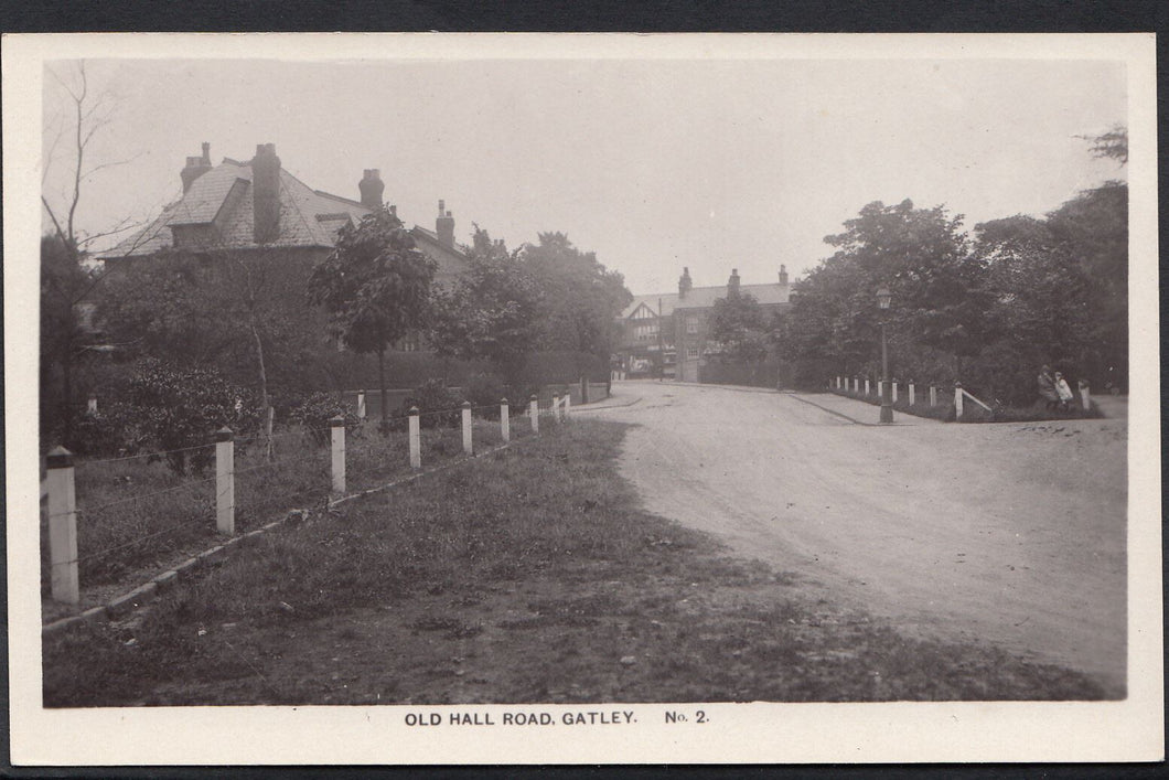 Lancashire Postcard - Old Hall Road, Gately A2440