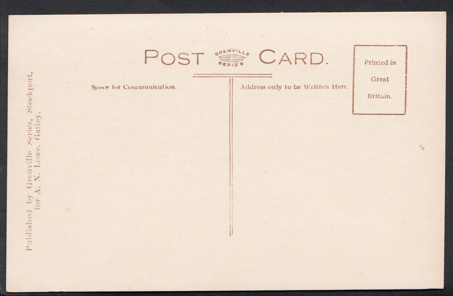 Lancashire Postcard - Old Hall Road, Gately A2440