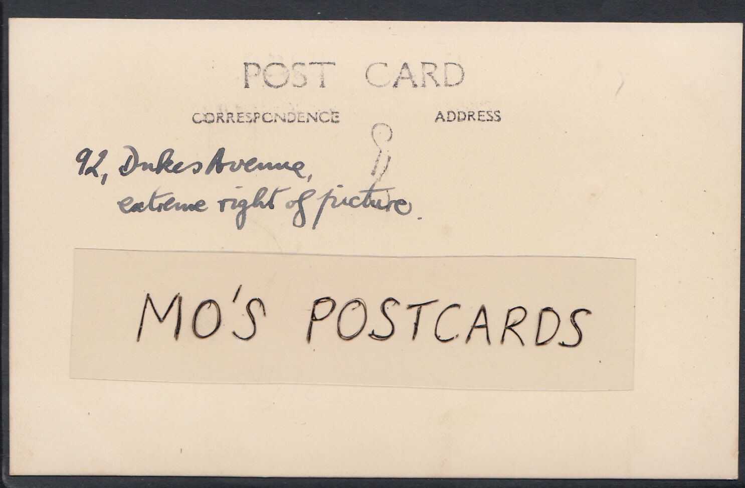London Postcard - Dukes Avenue, Chiswick    A4554