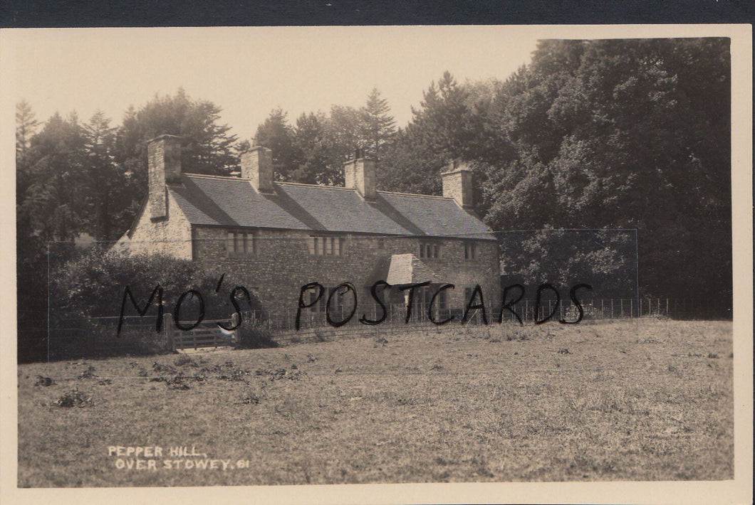 Somerset Postcard - Pepper Hill, Over Stowey  V2164