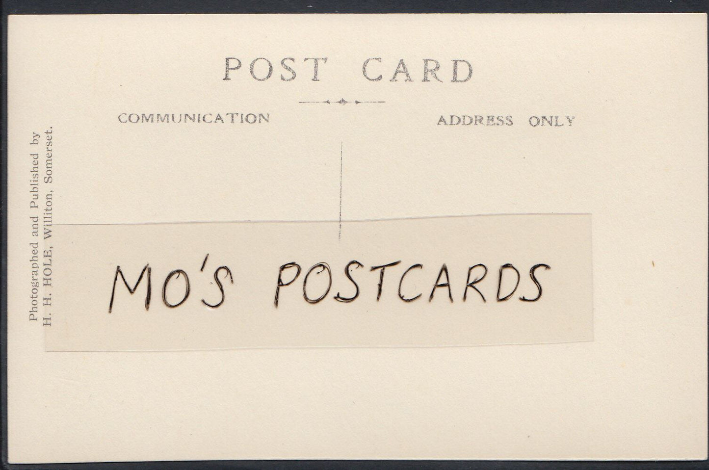 Somerset Postcard - Pepper Hill, Over Stowey  V2164