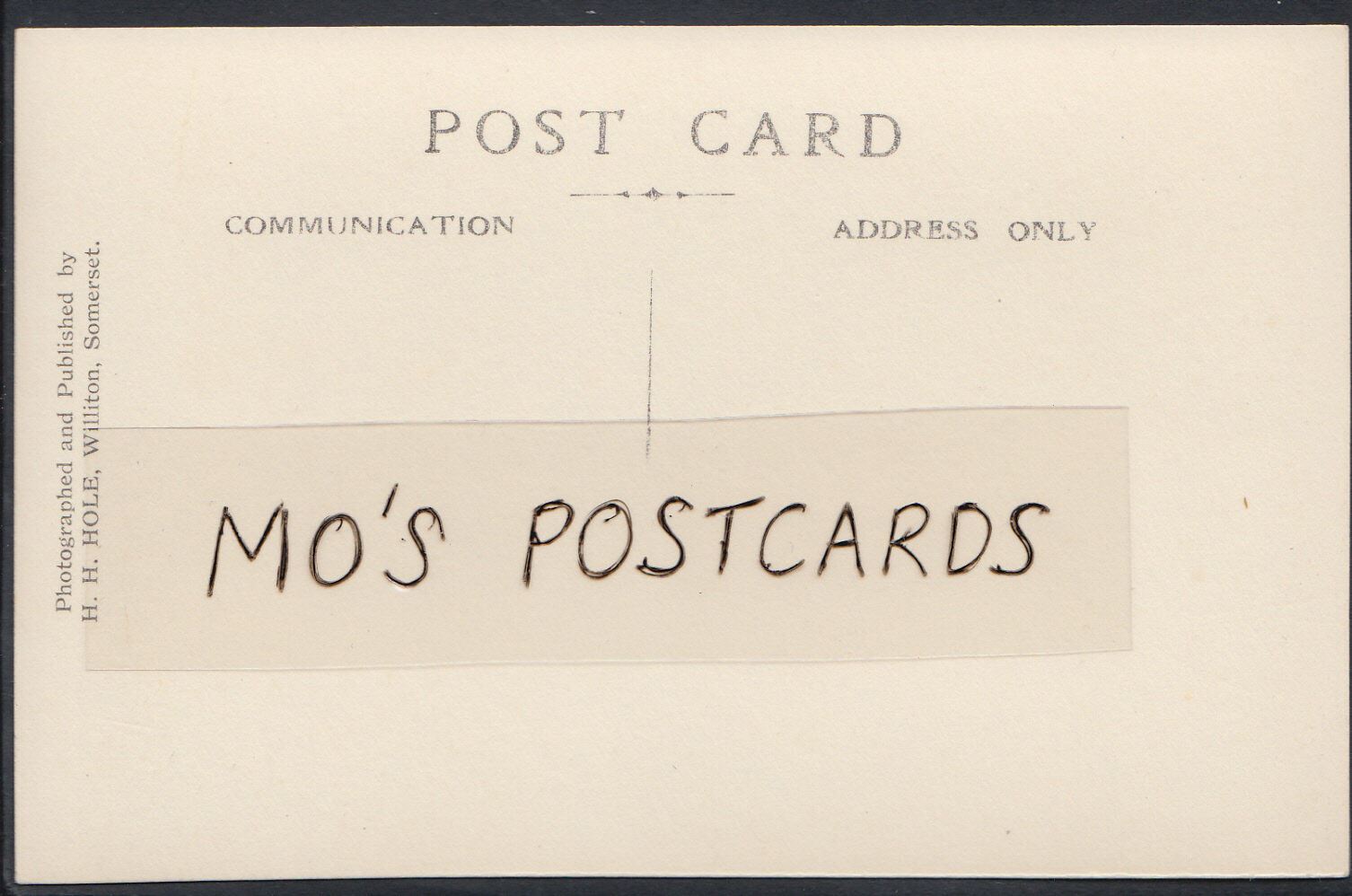 Somerset Postcard - Pepper Hill, Over Stowey  V2164