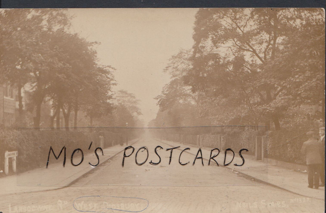 Lancashire Postcard - Lansdowne Road, West Didsbury     A9761