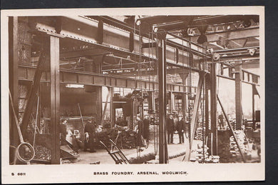London Postcard - Brass Foundry, Arsenal, Woolwich  R526