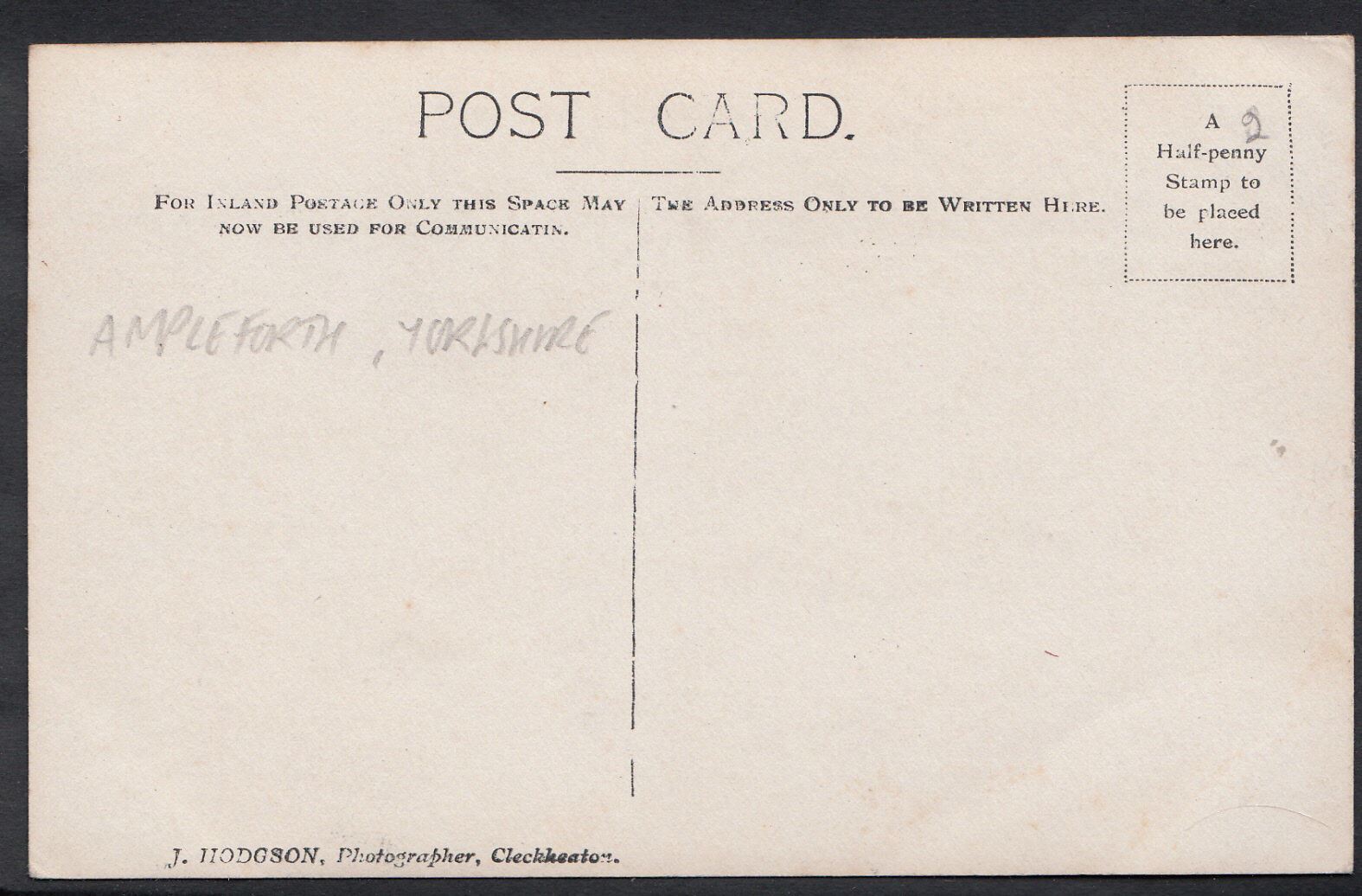 Yorkshire Postcard - Ampleforth Village    Ref.8132 